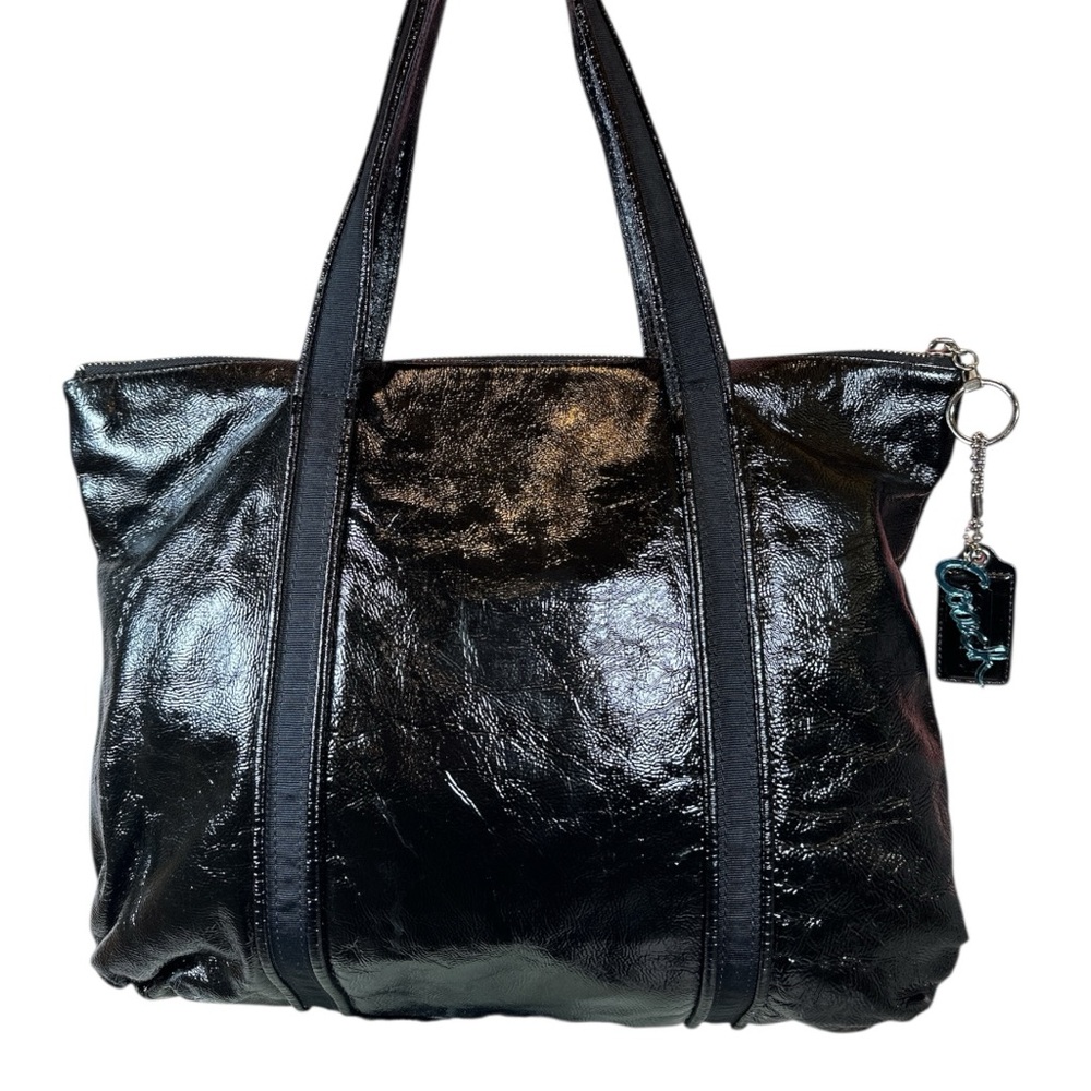 COACH Poppy Signature Glam Tote - Picture 4 of 15